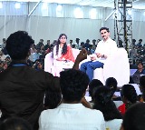 Nara Lokesh Answers Students Questions at JNTU Kakinada