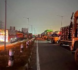 Hyderabad Vijayawada Highway Accident Causes Traffic Jam