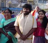 Anil Ravipudi visits Tirumala gives next movie update