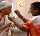 Nirmala Sitharaman Budget Day Sweet Start Yogurt Sugar Sentiment at Rashtrapati Bhavan