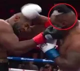 American Boxer Jarrell Miller Blames Mothers Shampoo After Wig Comes Off Mid Fight Against Kingsley Ibeh