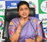 Roja Fires on TDP Government Over Attacks on YSRCP Leaders