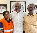 Rajinikanth honors honest sanitation worker Padma with gold chain
