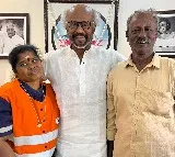 Rajinikanth Honored Sanitation Worker Padma With Gold Chain