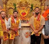 Members of Team India visit Shree Siddhivinayak Temple ahead of T20 WC opener