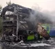 Private Travels Bus Gutted in NTR District All Passengers Safe