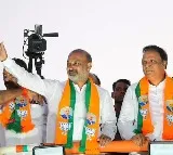 Saffron wave inevitable in Telangana municipal polls: MoS Bandi Sanjay Kumar