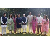 Arjun Tendulkar Wedding Sachin Tendulkar Family Meets PM Modi