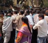 BJP Protests at DGP Office Over Maktal Candidate Mahadevappa Suicide
