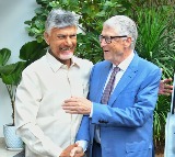 Bill Gates and Chandrababu Naidu Meet in Amaravati