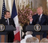 Trump says he threatened 100 per cent tariff on French wine over drug prices