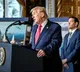 Trump touts revival, unveils ballroom plan