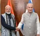 Truly splendid: PM Modi as Netanyahu welcomes him in traditional Indian attire