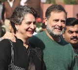 Rahul, Priyanka lay foundation stone for 100 homes in Wayanad, call survivors 'family'