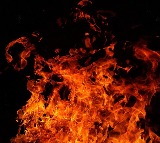 Rajampet Fire Accident One Dead in Deep Lodge Fire