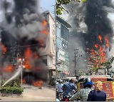 Fire at Jubilee Hills Building in Hyderabad