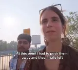 Foreign Tourist Harassment Video Viral in Mumbai