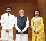 Vijay Deverakonda-Rashmika Mandanna receive blessings from PM Modi, discuss history, architecture