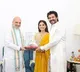 Vijay Deverakonda-Rashmika Mandanna receive a beautiful Ganesh idol from Home Minister Amit Shah