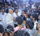Chandrababu Naidu Visits Fire Accident Victims in Kakinada
