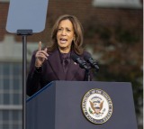 Kamala Harris slams Trump over Iran war move