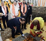 Chandrababu Naidu Attends High Court Guest House Groundbreaking in Amaravati