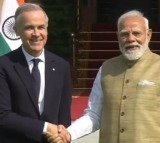 PM Modi meets Canadian counterpart Mark Carney at Hyderabad House