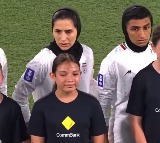 Iranian women's soccer team refuse to sing national anthem in AFC Asian Cup opener