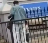 Virat Kohli Spotted with Son in London Viral Video