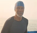 Milind Soman celebrates Holi by swimming 15km in Goa