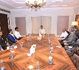 Chandrababu Naidu Meets DLF Chairman Rajiv Singh in Delhi