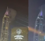 UAE Intercepts Iranian Missiles Dubai Building Damaged