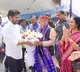 Telangana's newly-appointed Governor Shiv Pratap Shukla arrives in Hyderabad