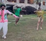 Vijay Deverakonda Rashmika Dance Video Viral at Brothers Movie Promotion