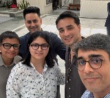 Abhishek Sharma Celebrates at France Embassy in Delhi