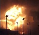 Iran Drone Attack Ignites Bahrain Oil Terminal Fire