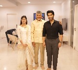 Chandrababu Naidu Visits Allu Sirish and Nayanika Reddy After Wedding