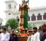 TelangaTelangana Thalli Statue Unveiled at Telangana Assemblyna Thalli Statue Unveiled at Telangana Assembly
