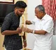 Sanju Samson felicitated by Kerala CM Pinarayi Vijayan after T20 WC win