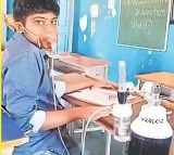 Oxygen Cylinder Support for Student During AP Exam