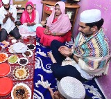 Nara Lokesh Attends Iftar Dinner at Poor Muslim Home Amidst Heavy Rain