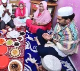 Nara Lokesh Attends Iftar Dinner at Poor Muslim Home Amidst Heavy Rain
