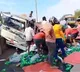 Nellore district lorry accident cool drinks looted instead of helping driver