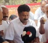 Talasani Srinivas Yadav Inaugurates Free Food and Water Distribution in Sanath Nagar