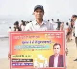 Mumbai Beach Man Charges Fee to Listen to Problems