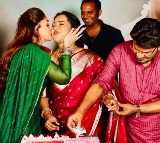 Nayanthara pleasantly surprises Radhika;  Celebrates Radhika's completion of 40 years in the film industry