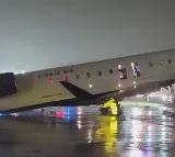 Plane collides with fire truck at New York airport, multiple injuries reported