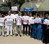 BRS stages protest to demand release of fee reimbursement funds