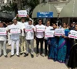 BRS stages protest to demand release of fee reimbursement funds