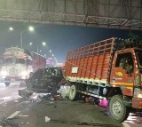 Maganti Gopinaths Daughters Injured in Ring Road Accident Akshara Critical